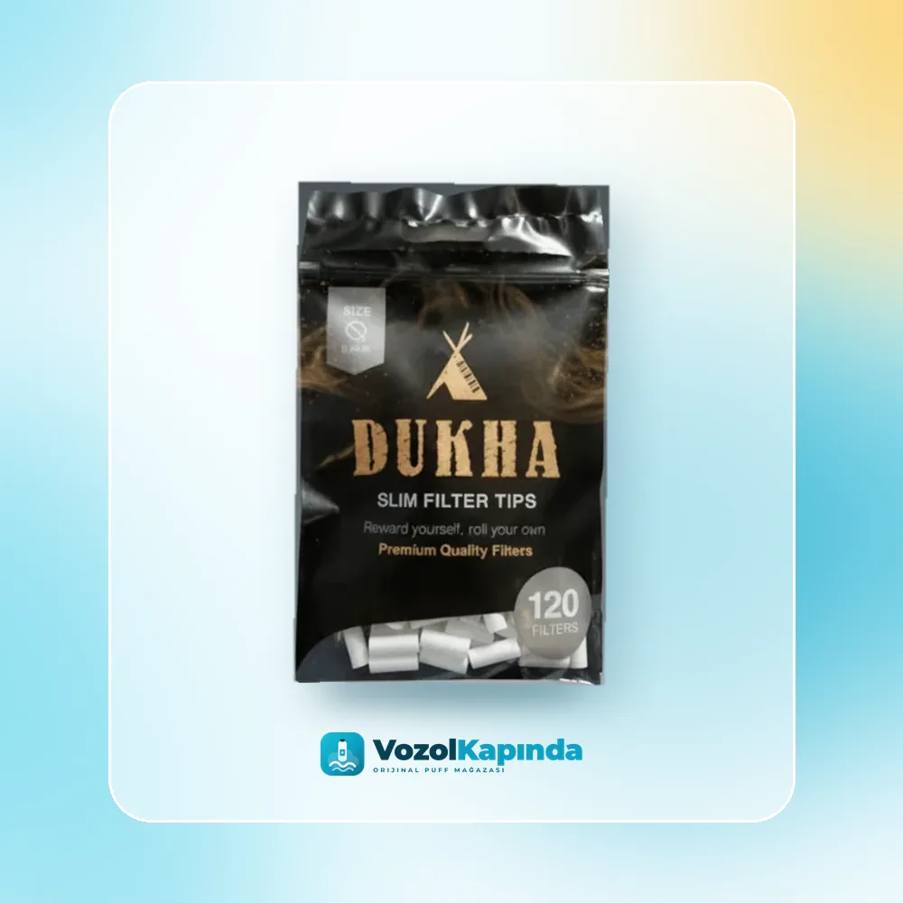 Dukha Slim sigara sarma filtresi 6mm fiyatı ve siparişi, Vozol Kapında