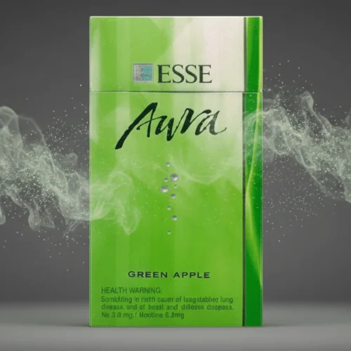 Esse Superslim Aura Green ithal sigara – Elma Aromalı