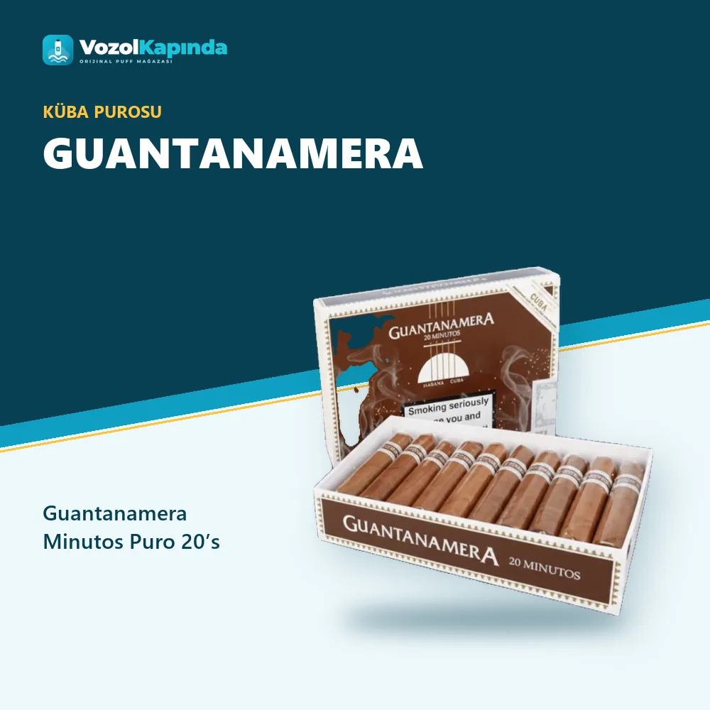 Guantanamera Minutos Puro 20’s Sipariş Bilgileri Guantanamera Minutos Puro 20’s sipariş avantajları: kapıda ödeme ve gizli paket