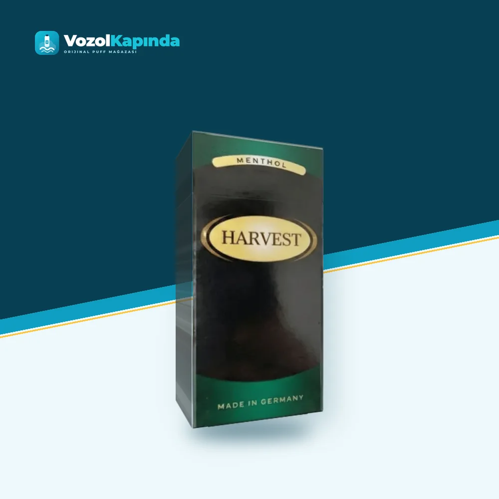 Harvest Menthol ithal sigara Orijinal Ambalaj Harvest Menthol ithal sigara ön yüz görseli, orijinal ambalaj
