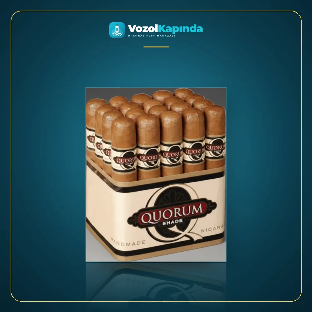 Quorum Shade Robusto Puro 20’s paket görünümü