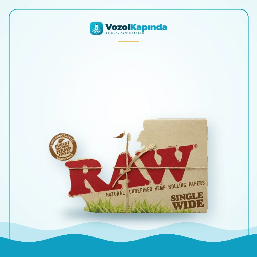 RAW Organic Hemp Single Wide Double Sigara Kağıdı Satın Al RAW Organic Hemp Single Wide Double Sigara Kağıdı, Vozol Kapında orijinal sarma kağıdı