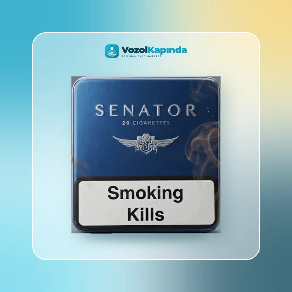Senator Special Winegrape Şarap Üzümü Aromalı Metal Kutu Paket Görünümü Senator Special Winegrape Şarap Üzümü Aromalı Metal Kutu ürün görseli, orijinal sigara