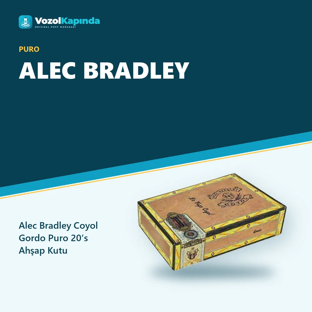 Alec Bradley Coyol Gordo Puro 20’s Ahşap Kutu Sipariş Bilgileri Alec Bradley Coyol Gordo Puro 20’s Ahşap Kutu özellikleri: orijinal ürün, kapıda ödeme, gizli paket