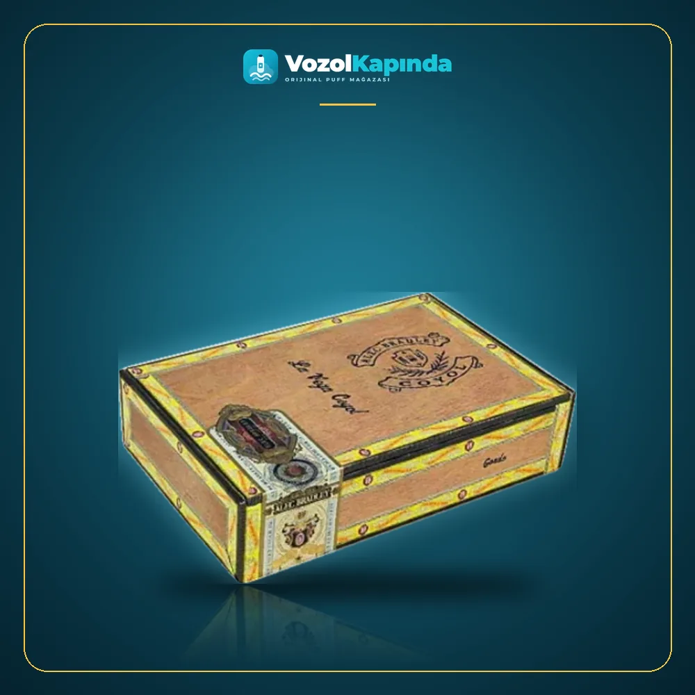 Alec Bradley Coyol Gordo Puro 20’s Ahşap Kutu Paket Görünümü Alec Bradley Coyol Gordo Puro 20’s Ahşap Kutu paket görünümü