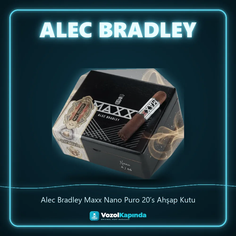 Alec Bradley Maxx Nano Puro 20’s Ahşap Kutu sipariş avantajları: kapıda ödeme ve gizli paket