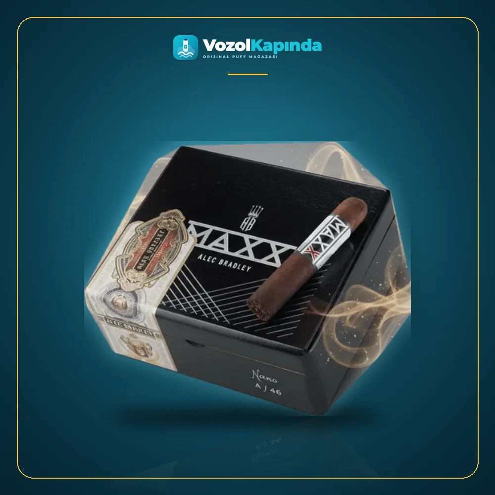 Alec Bradley Maxx Nano Puro 20’s Ahşap Kutu ürün görseli, orijinal puro