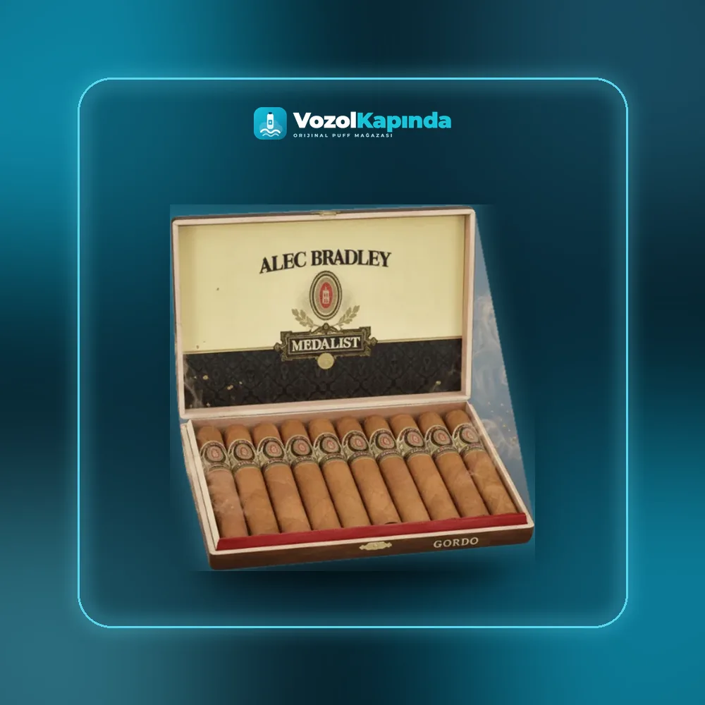 Alec Bradley Medalist Gordo Puro 10’s Ahşap Kutu, Vozol Kapında orijinal puro