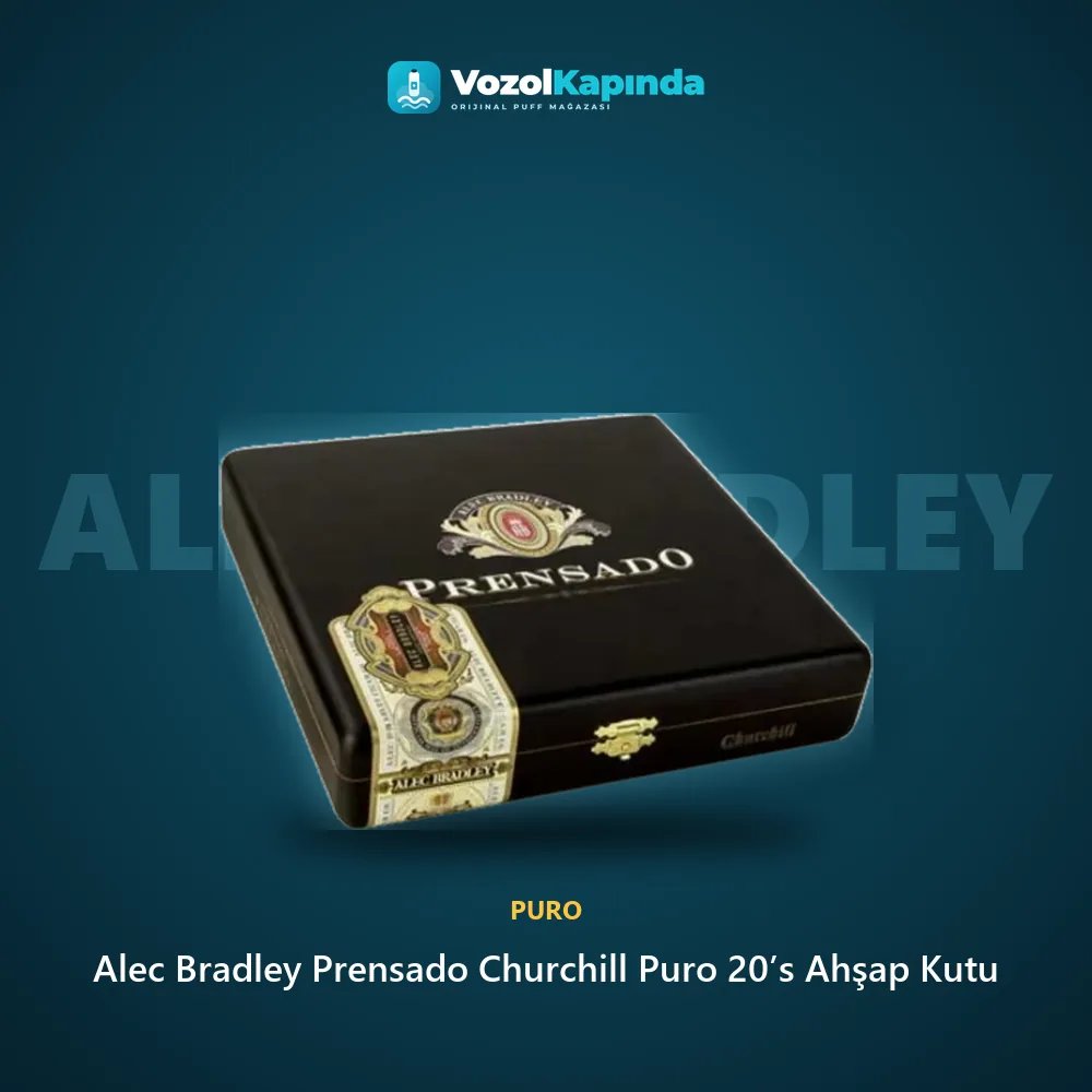 Alec Bradley Prensado Churchill Puro 20’s Ahşap Kutu Sipariş Bilgileri Alec Bradley Prensado Churchill Puro 20’s Ahşap Kutu sipariş avantajları: kapıda ödeme ve gizli paket