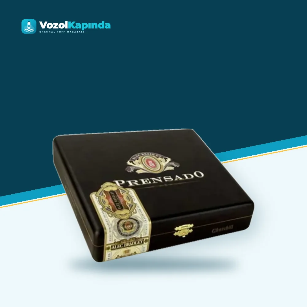 Alec Bradley Prensado Churchill Puro 20’s Ahşap Kutu Paket Görünümü Alec Bradley Prensado Churchill Puro 20’s Ahşap Kutu paket görünümü