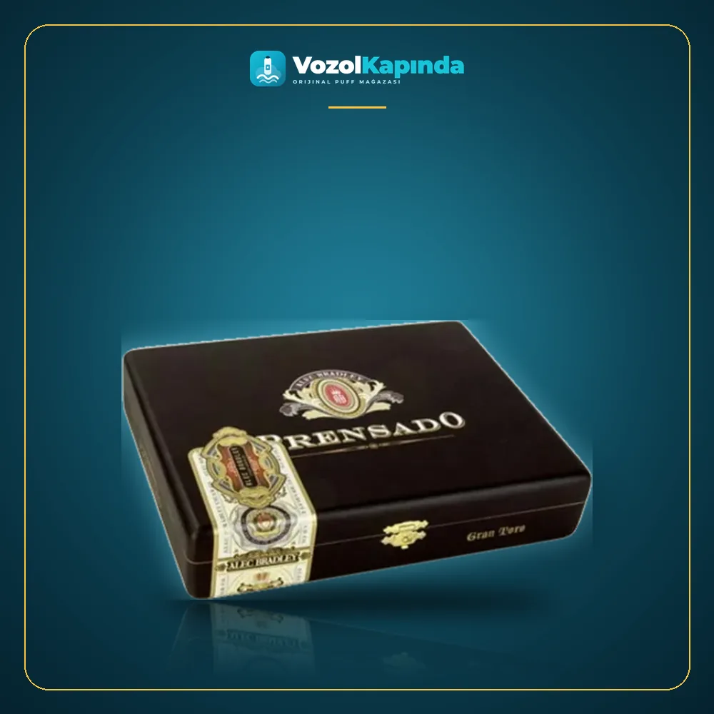 Alec Bradley Prensado Gran Toro Puro 20’s Ahşap Kutu Ürün Görseli Alec Bradley Prensado Gran Toro Puro 20’s Ahşap Kutu paket görünümü