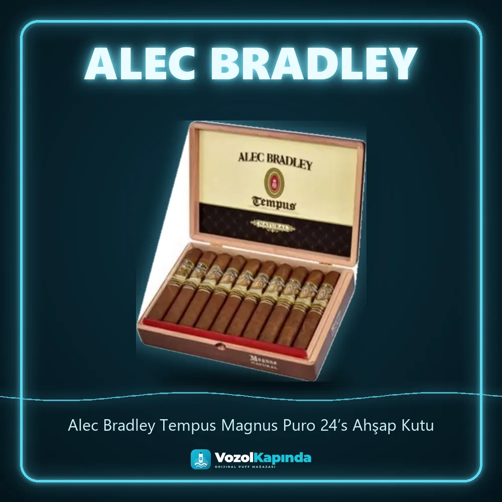 Alec Bradley Tempus Magnus Puro 24’s Ahşap Kutu özellikleri: orijinal ürün, kapıda ödeme, gizli paket