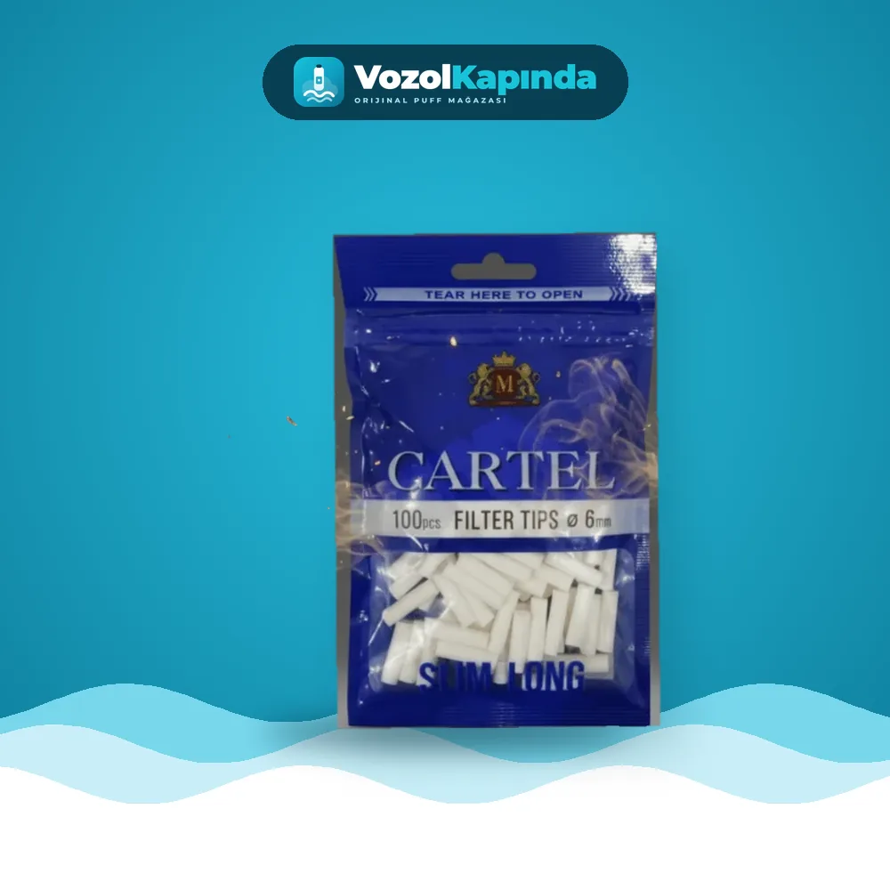 Cartel Extra Long Slim Sigara Sarma Filtresi Sipariş Cartel Extra Long Slim Sigara Sarma Filtresi, Vozol Kapında orijinal sarma filtresi