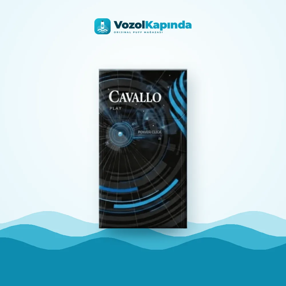 Cavallo Play Blue Power ithal sigara Mentollü Paket Görünümü Cavallo Play Blue Power ithal sigara Mentollü paket görünümü