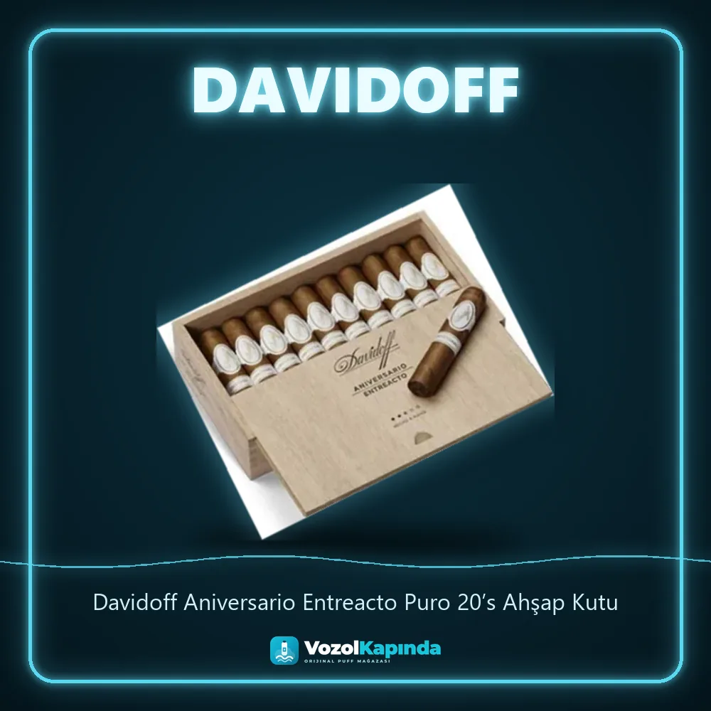 Davidoff Aniversario Entreacto Puro 20’s Ahşap Kutu sipariş avantajları: kapıda ödeme ve gizli paket