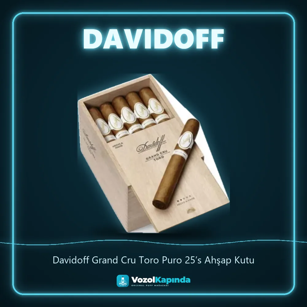 Davidoff Grand Cru Toro Puro 25’s Ahşap Kutu özellikleri: orijinal ürün, kapıda ödeme, gizli paket