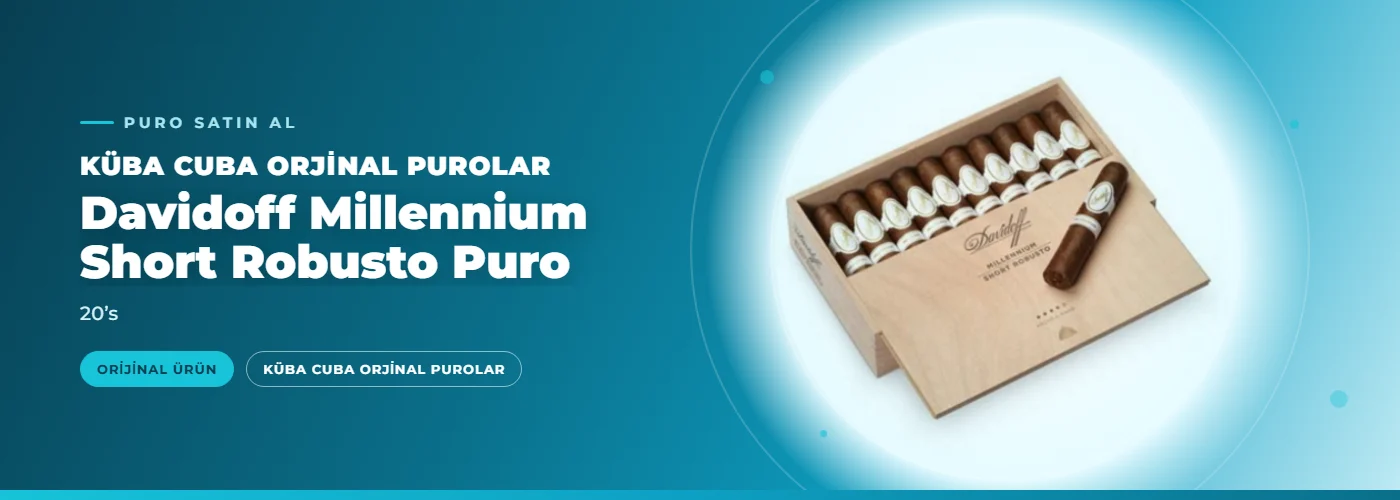 Davidoff Millennium Short Robusto Puro – 20’s