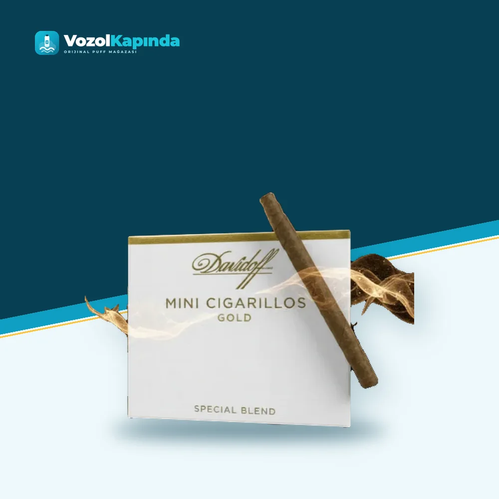 Davidoff Mini Cigarillos Gold 20’s Orijinal Ambalaj Davidoff Mini Cigarillos Gold 20’s paket görünümü