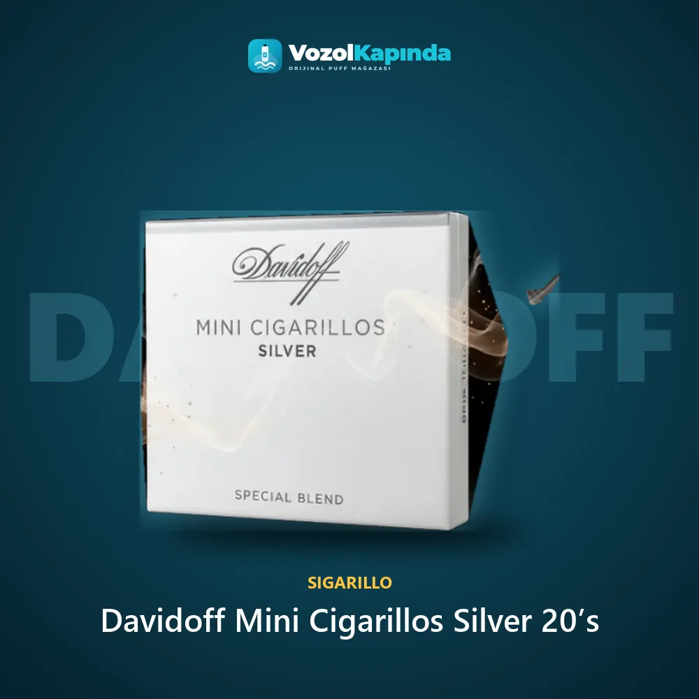 Davidoff Mini Cigarillos Silver 20’s bilgi kartı, orijinal sigarillo