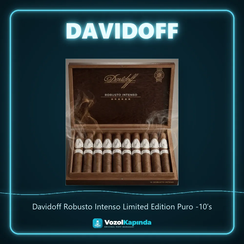 Davidoff Robusto Intenso Limited Edition Puro -10’s Bilgi Kartı Davidoff Robusto Intenso Limited Edition Puro -10’s özellikleri: orijinal ürün, kapıda ödeme, gizli paket