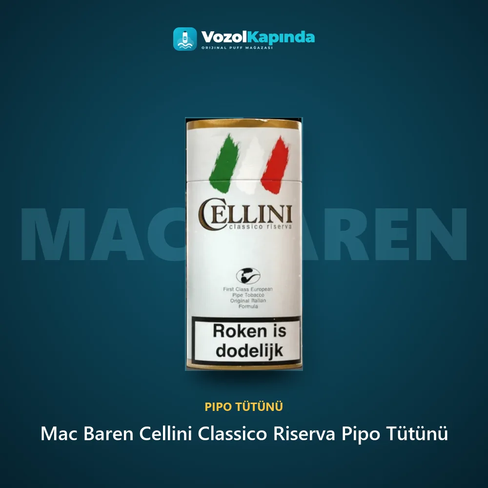 Mac Baren Cellini Classico Riserva Pipo Tütünü özellikleri: orijinal ürün, kapıda ödeme, gizli paket