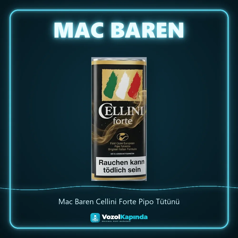 Mac Baren Cellini Forte Pipo Tütünü sipariş avantajları: kapıda ödeme ve gizli paket