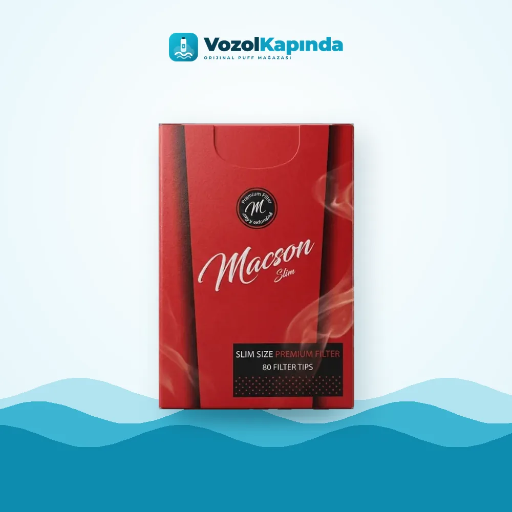 Macson Slim Kutu Sarma Filtresi 6mm paket görünümü