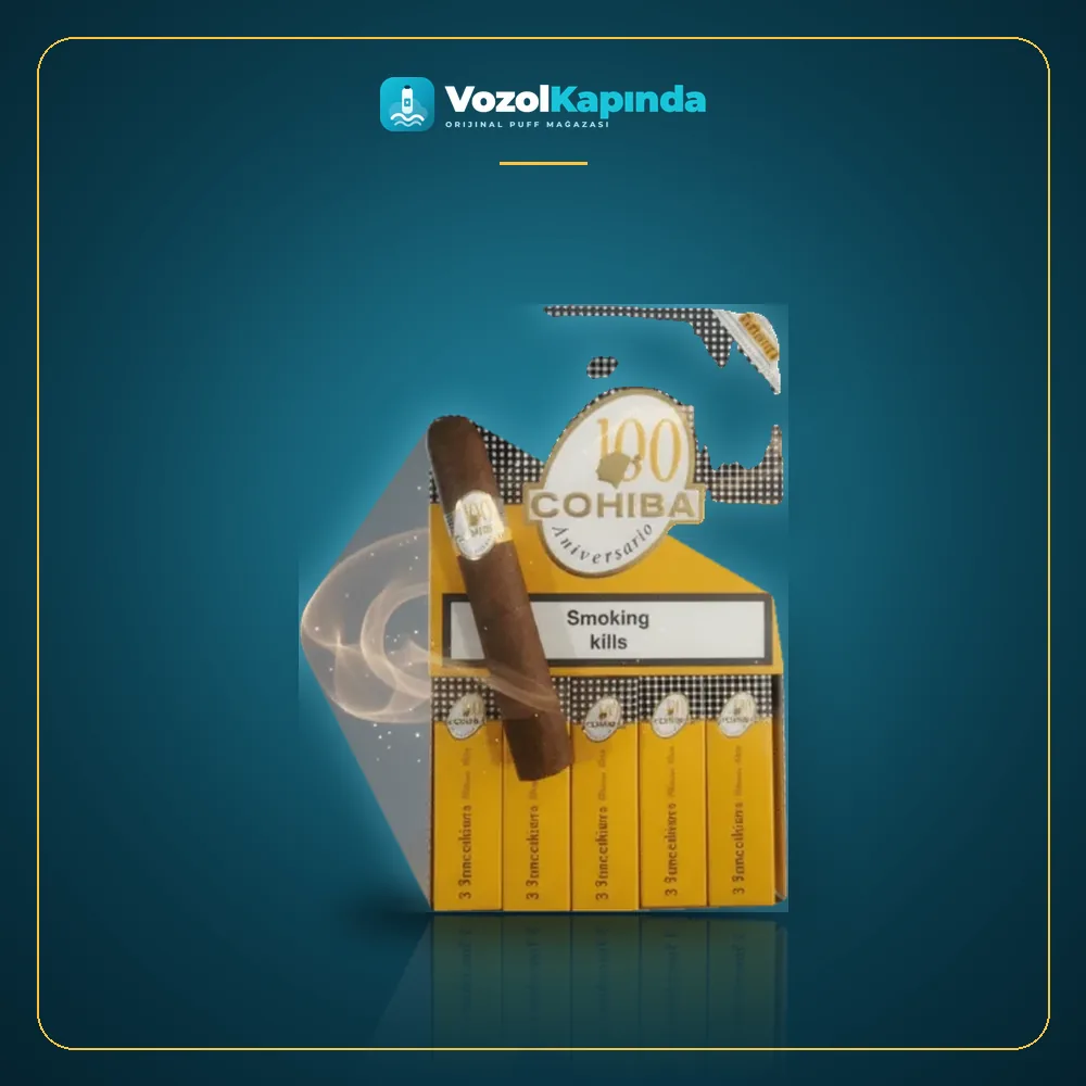 Cohiba 5 Torcedores Puro 5’s Gift Pack DOMİNİC paket görünümü