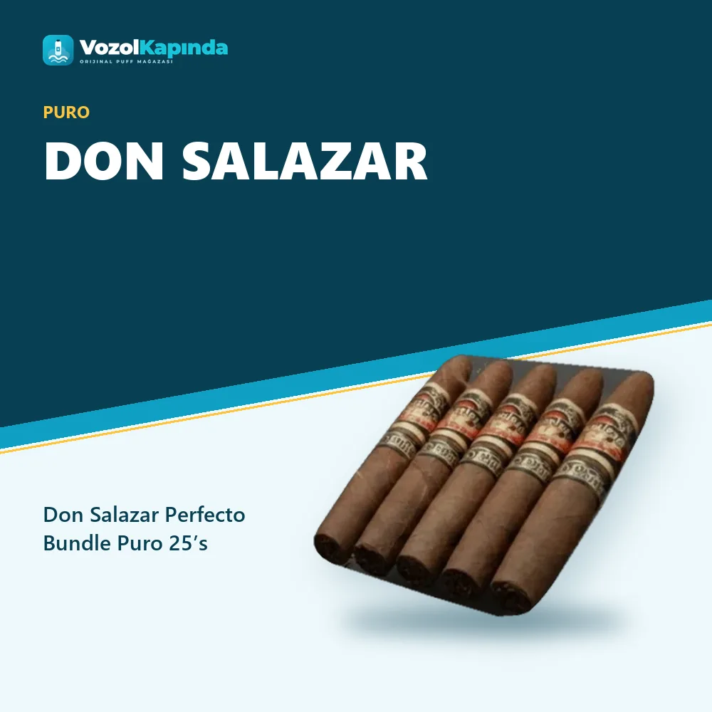 Don Salazar Perfecto Bundle Puro 25’s bilgi kartı, orijinal puro