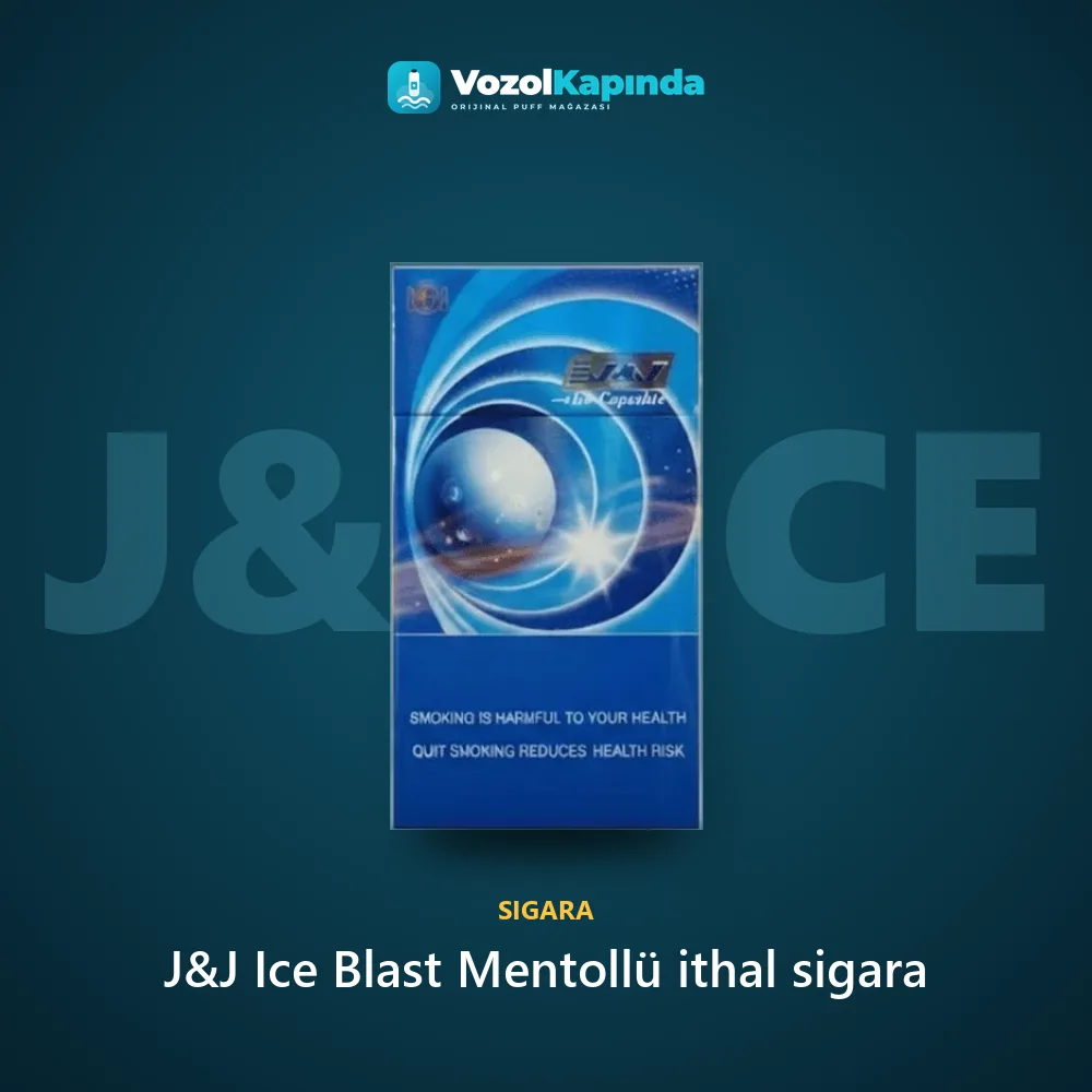 J&J Ice Blast Mentollü ithal sigara Özellikleri J&J Ice Blast Mentollü ithal sigara sipariş avantajları: kapıda ödeme ve gizli paket