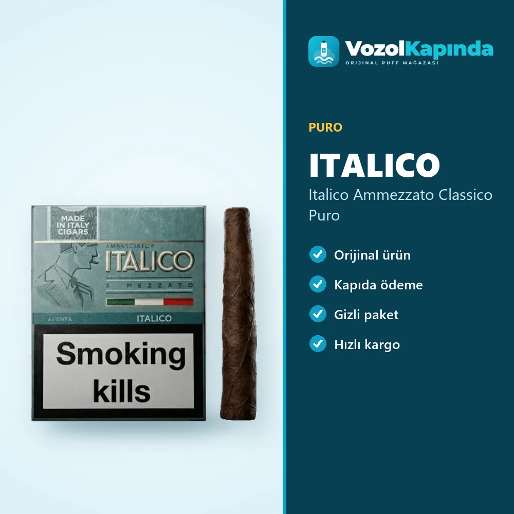 Italico Ammezzato Classico Puro Sipariş Bilgileri Italico Ammezzato Classico Puro bilgi kartı, orijinal puro