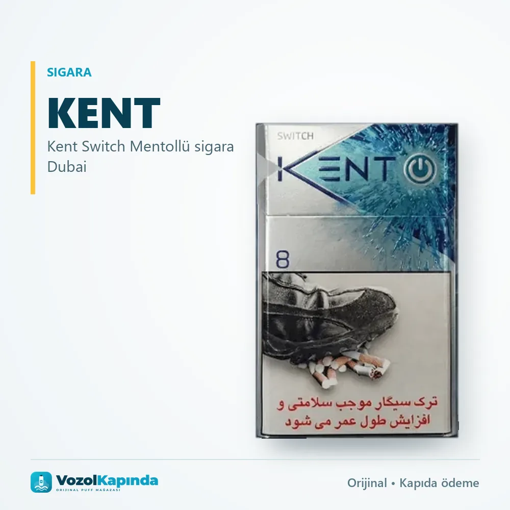Kent Switch Mentollü sigara Dubai Bilgi Kartı Kent Switch Mentollü sigara Dubai sipariş avantajları: kapıda ödeme ve gizli paket