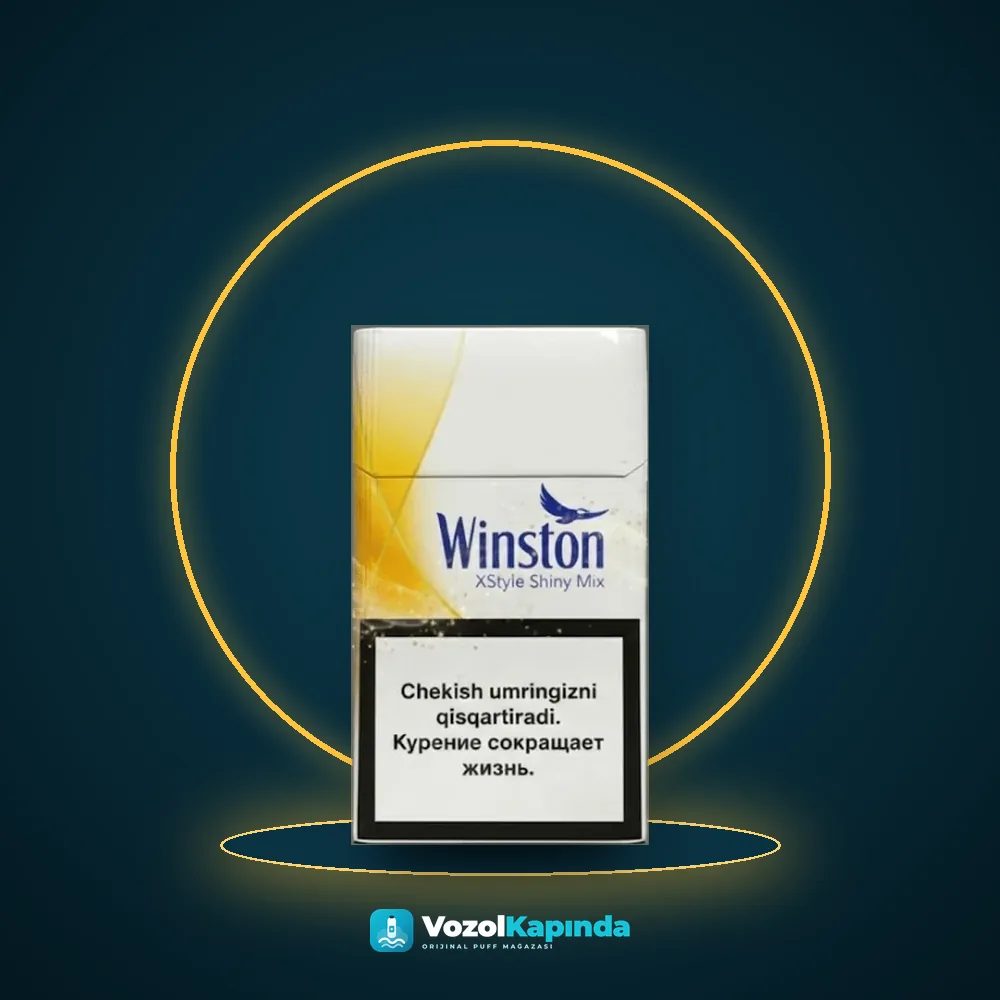 Winston Shiny Mix ithal sigara, Vozol Kapında orijinal sigara