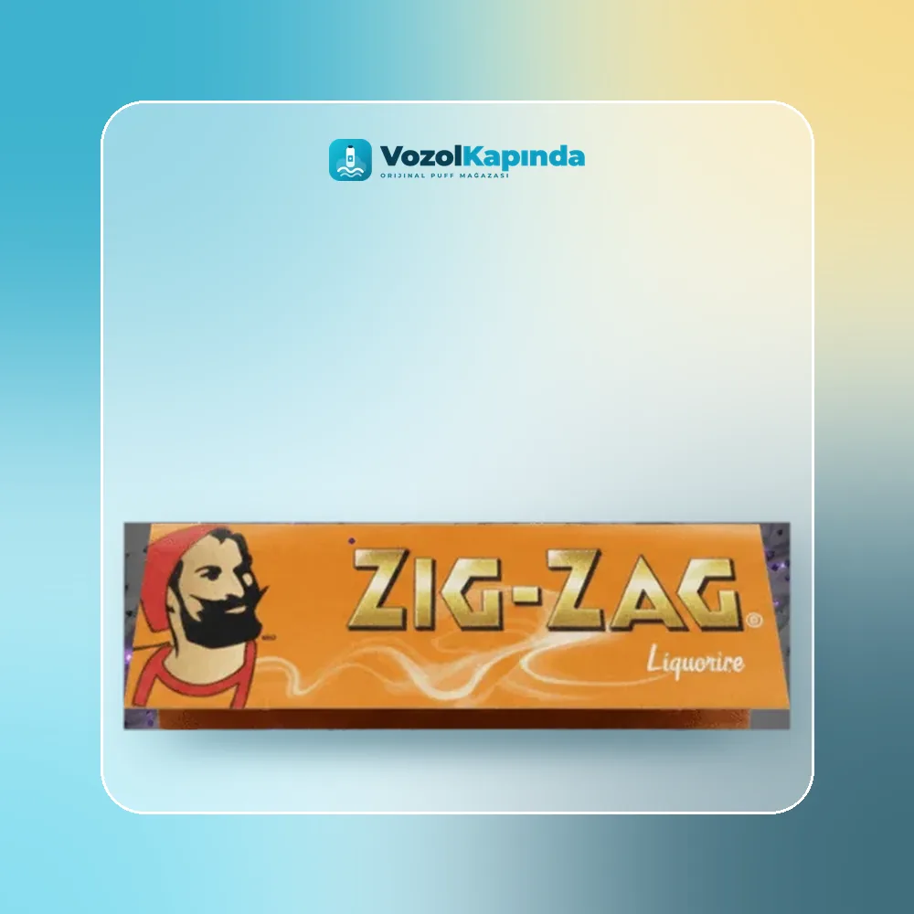 Zig-Zag Liquorice Likör Aromalı Kısa sigara kağıdı Ürün Görseli Zig-Zag Liquorice Likör Aromalı Kısa sigara kağıdı paket görünümü