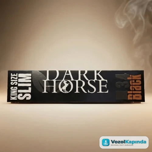 Dark Horse 34 Black King Size Slim Sarma Kağıdı