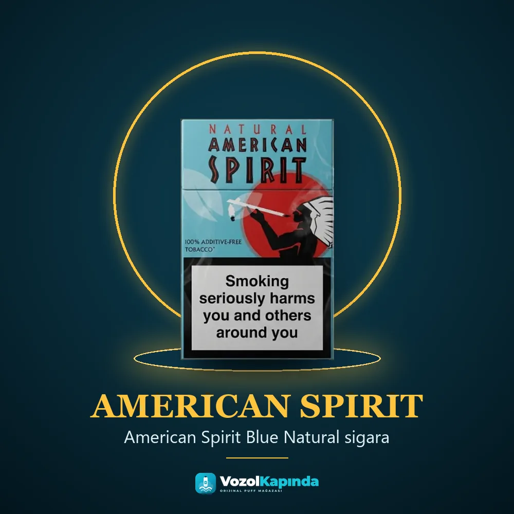 American Spirit Blue Natural sigara sipariş avantajları: kapıda ödeme ve gizli paket