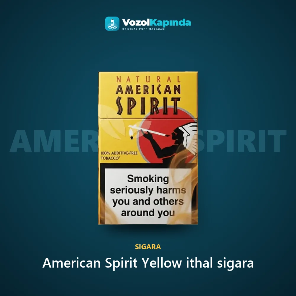 American Spirit Yellow ithal sigara Sipariş Bilgileri American Spirit Yellow ithal sigara özellikleri: orijinal ürün, kapıda ödeme, gizli paket