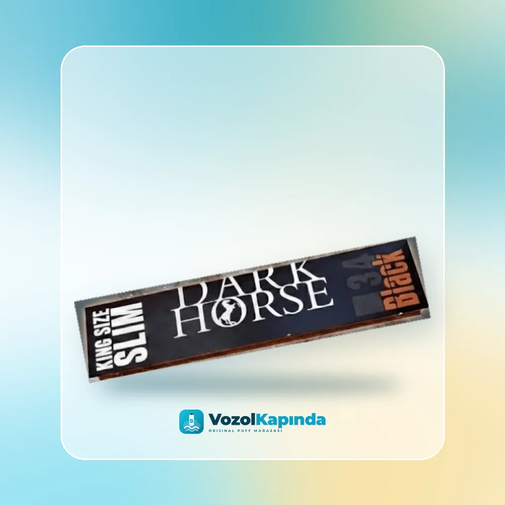 Dark Horse 34 Black King Size Slim Sarma Kağıdı satın al, Vozol Kapında