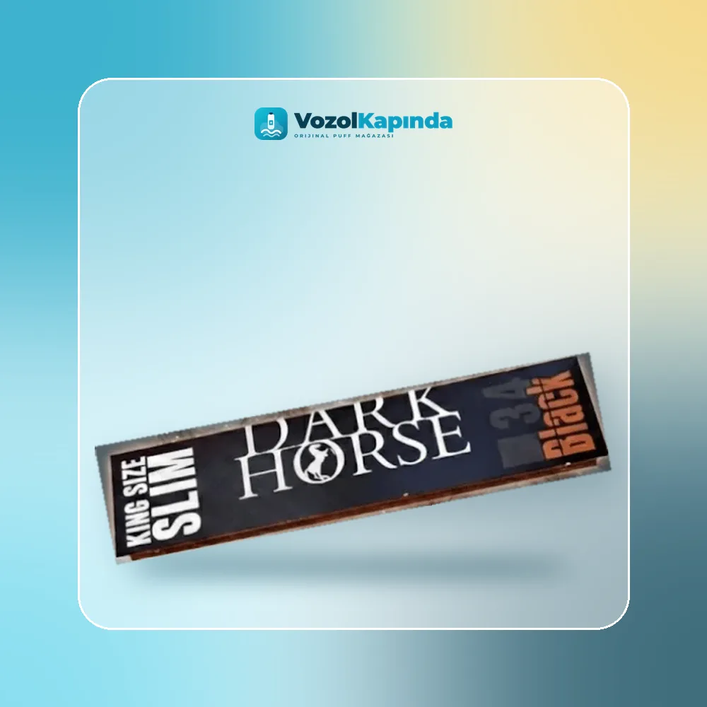 Dark Horse 34 Black King Size Slim Sarma Kağıdı ürün görseli, orijinal sarma kağıdı