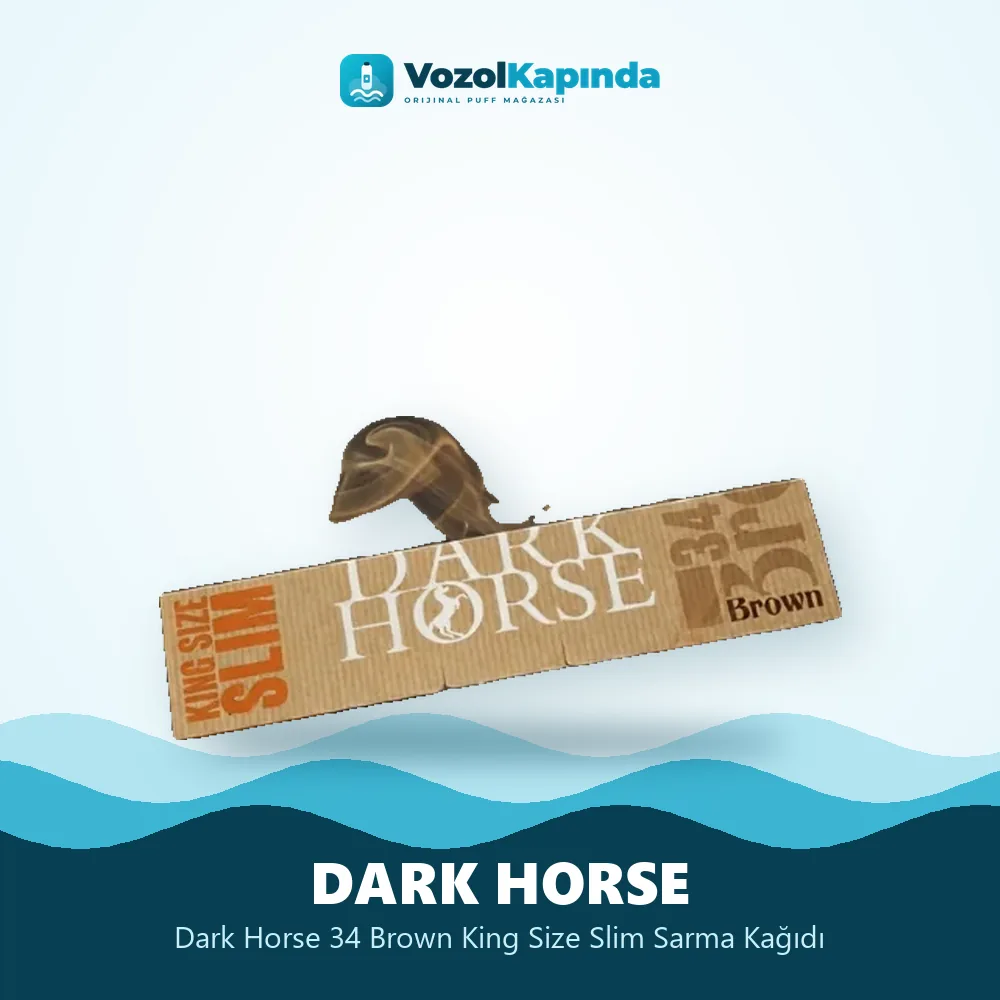 Dark Horse 34 Brown King Size Slim Sarma Kağıdı sipariş avantajları: kapıda ödeme ve gizli paket