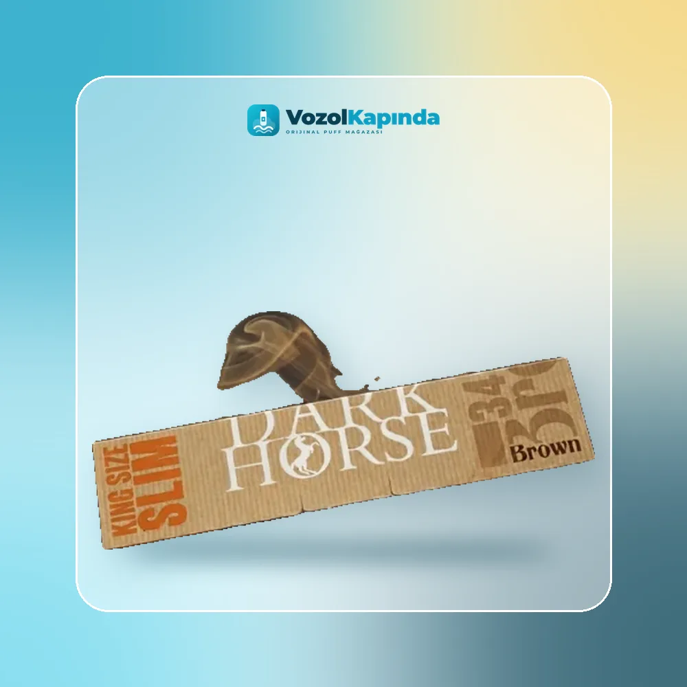 Dark Horse 34 Brown King Size Slim Sarma Kağıdı paket görünümü
