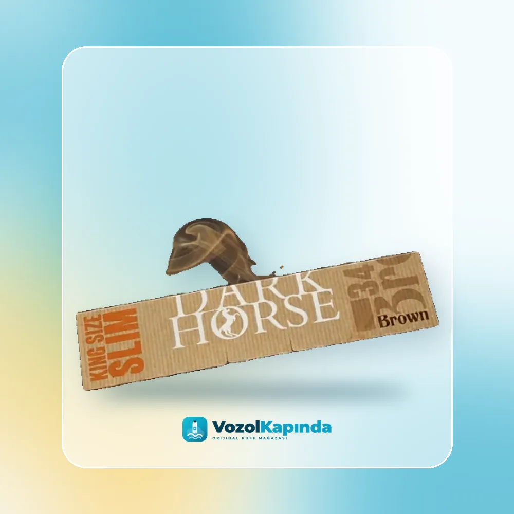 Dark Horse 34 Brown King Size Slim Sarma Kağıdı satın al, Vozol Kapında