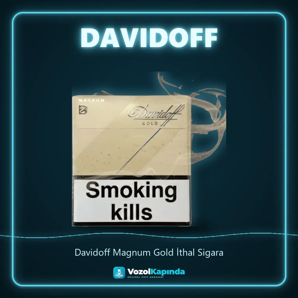 Davidoff Magnum Gold İthal Sigara sipariş avantajları: kapıda ödeme ve gizli paket