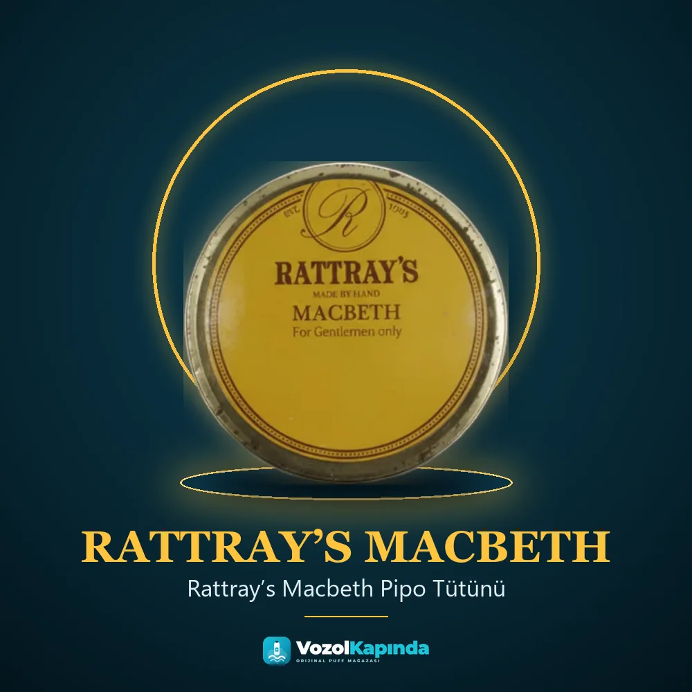 Rattray’s Macbeth Pipo Tütünü Sipariş Bilgileri Rattray’s Macbeth Pipo Tütünü bilgi kartı, orijinal pipo tütünü