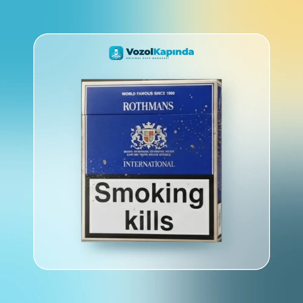 Rothmans International ithal sigara Orijinal Ambalaj Rothmans International ithal sigara paket görünümü