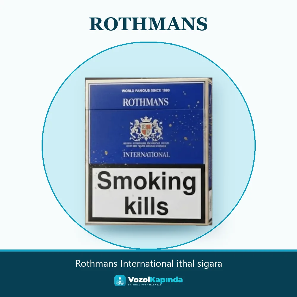 Rothmans International ithal sigara Özellikleri Rothmans International ithal sigara sipariş avantajları: kapıda ödeme ve gizli paket