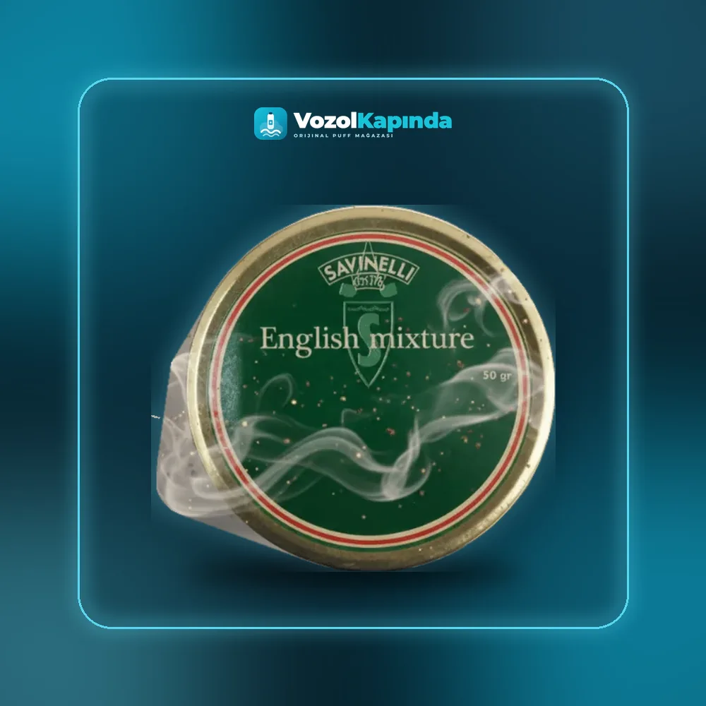 Savinelli English Mixture Pipo Tütünü 50gr Fiyatı Savinelli English Mixture Pipo Tütünü 50gr fiyatı ve siparişi, Vozol Kapında
