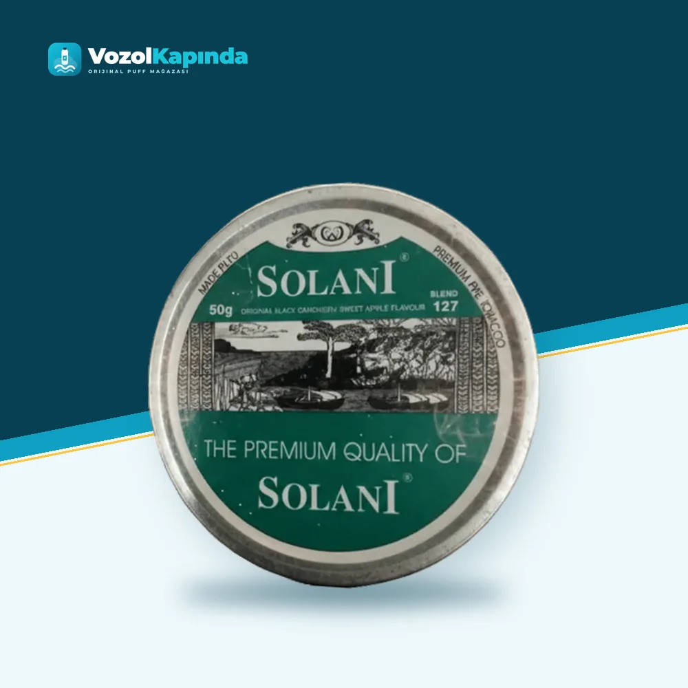 Solani Blend 127 Green Pipo Tütünü 50gr paket görünümü