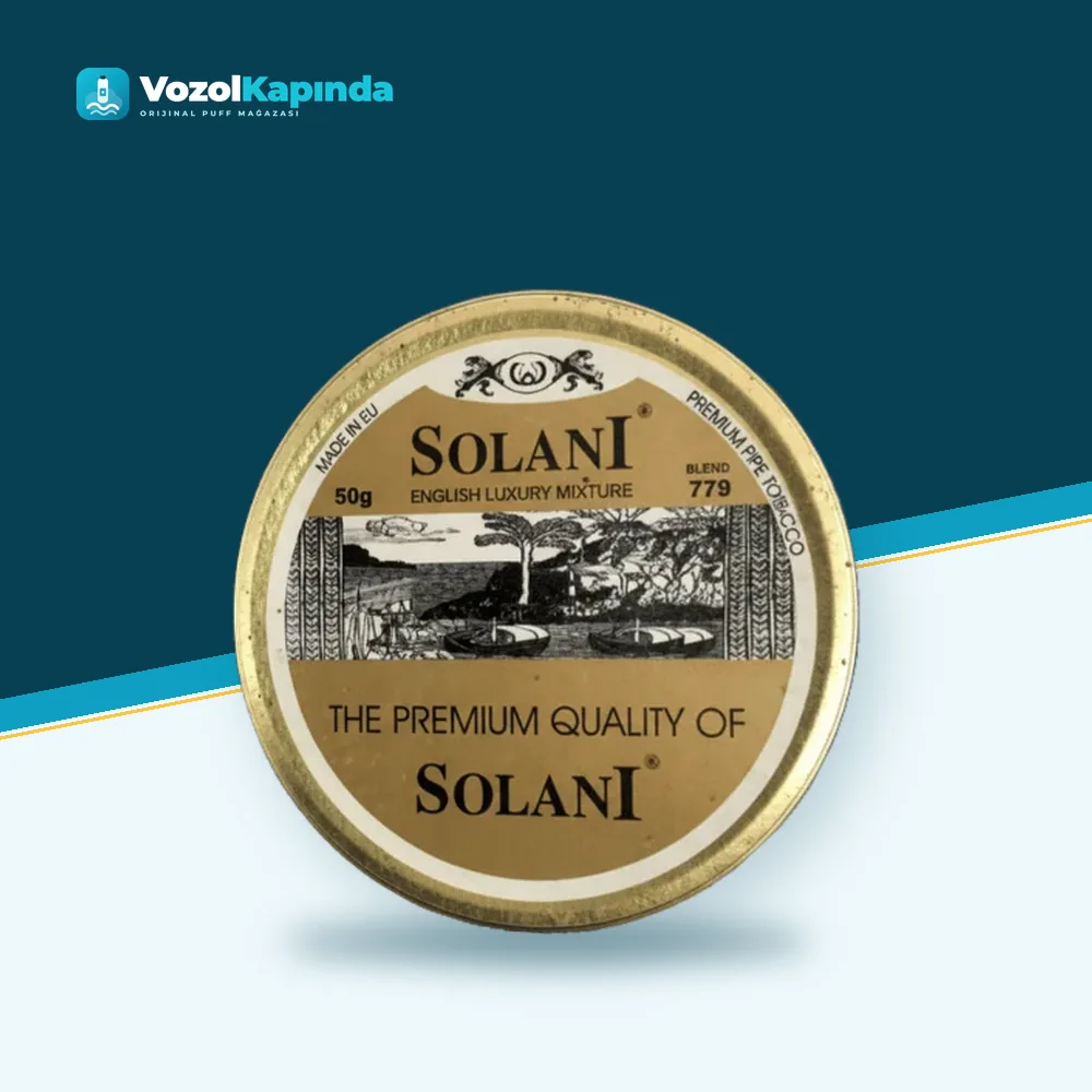 Solani Blend 779 English Mixture Pipo Tütünü 50gr ön yüz görseli, orijinal ambalaj