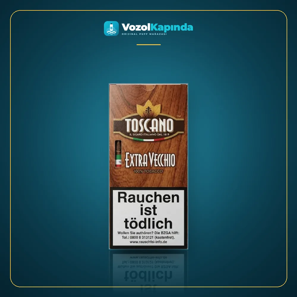 Toscano Extra Vecchio Puro Ürün Görseli Toscano Extra Vecchio Puro ön yüz görseli, orijinal ambalaj